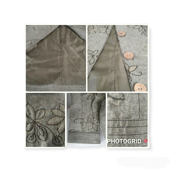 Womens Requirements Tan Button up Shirt Jacket Lined nwotgs top - Picture 3 of 8